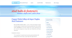 Desktop Screenshot of nutsboltswashersindia.com